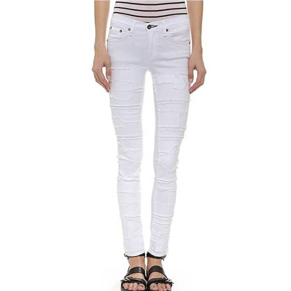 Rag & Bone - Women Torn Skinny Jeans main image 0